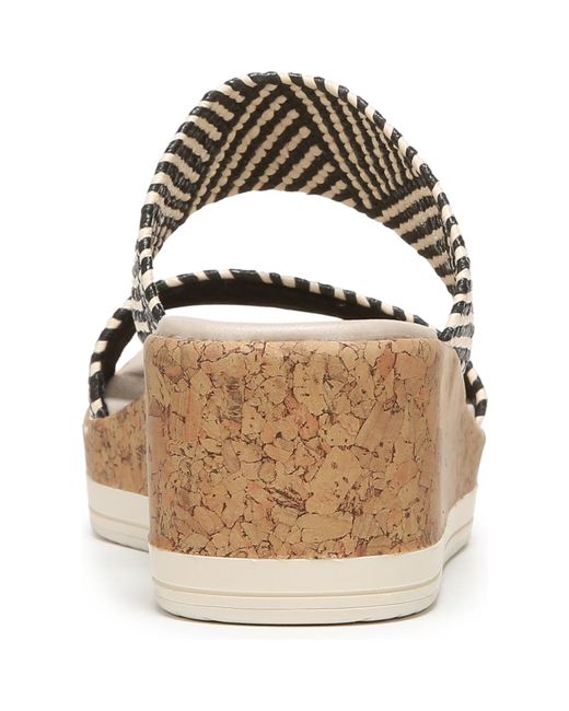 LifeStride White Resort Washable Slide Wedge Sandals