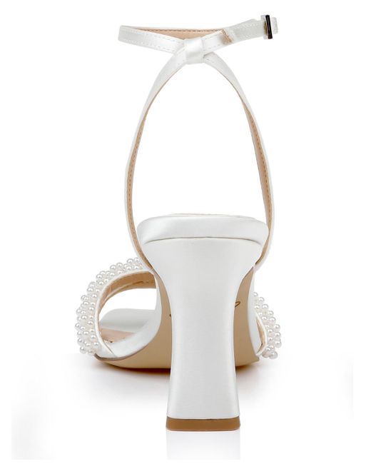 Badgley Mischka Women's Nixie Heeled Sandals - Elegant Dress Sandals With Breathable Lining