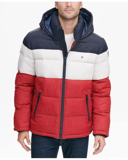 tommy hilfiger bubble jacket