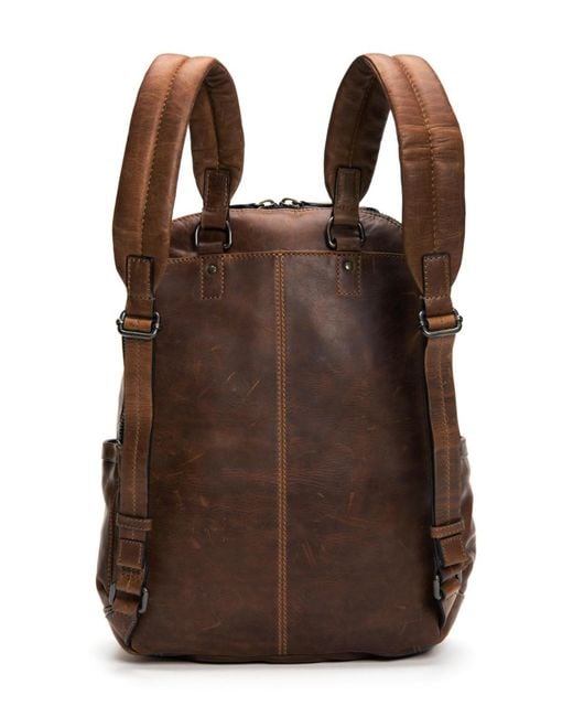 Frye Brown Logan Backpack for men