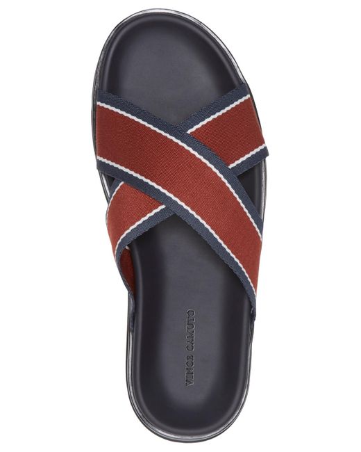 Vince Camuto Brown Perynne Multi-stripe Sandals for men