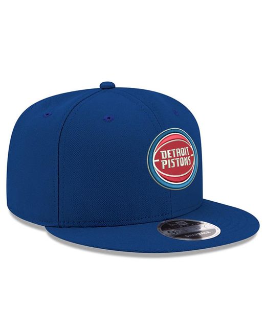 KTZ Blue Detroit Pistons Team Color 9fifty Snapback Hat for men