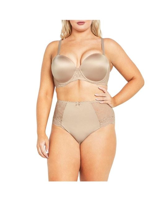 City Chic Smooth & Chic Multiway Contour Bra in White