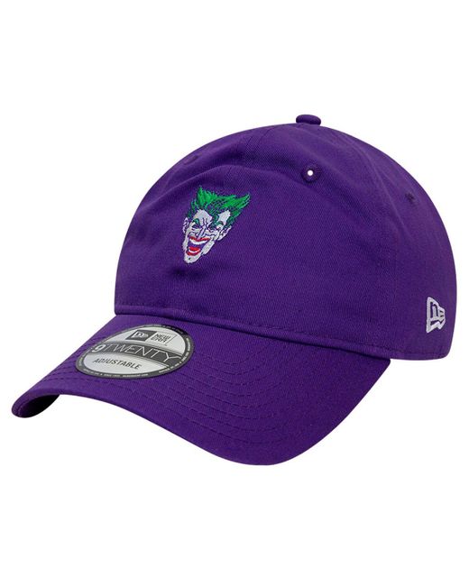 KTZ Purple Joker Face 9twenty Adjustable Hat for men
