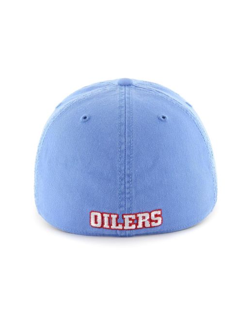 '47 Blue 47 Houston Oilers Gridiron Classics Franchise Legacy Fitted Hat for men