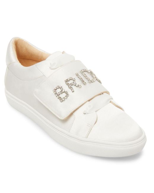 bride sneakers betsey johnson