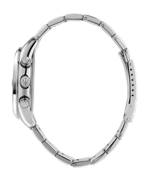Maserati Gray Multifunction Metal Band Watch for men