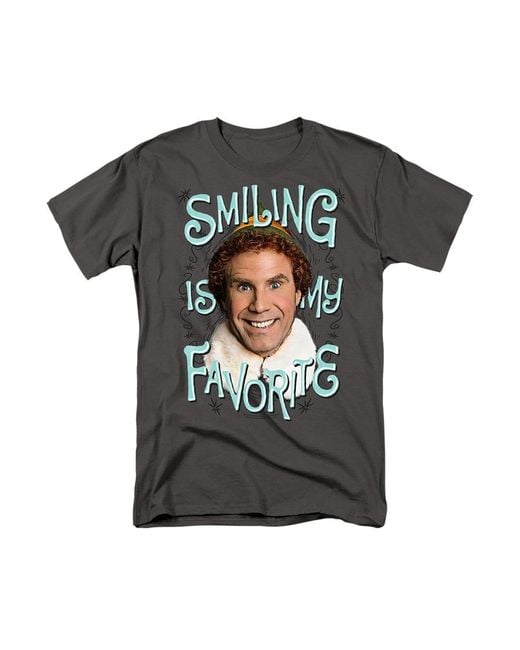 Elf Red Smiling T Shirt for men