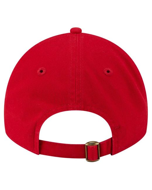 KTZ Red St. Louis Cardinals Preppy Team 9twenty Adjustable Hat