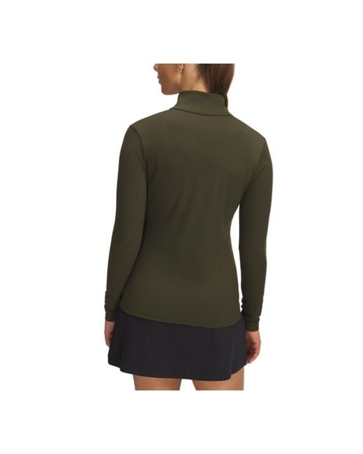 Under Armour Black Motion Zippered Mock-neck Jacket