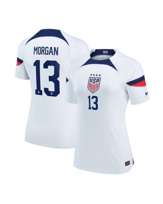 Nike Lindsey Horan White Uswnt 2022/23 Home Breathe Stadium Replica