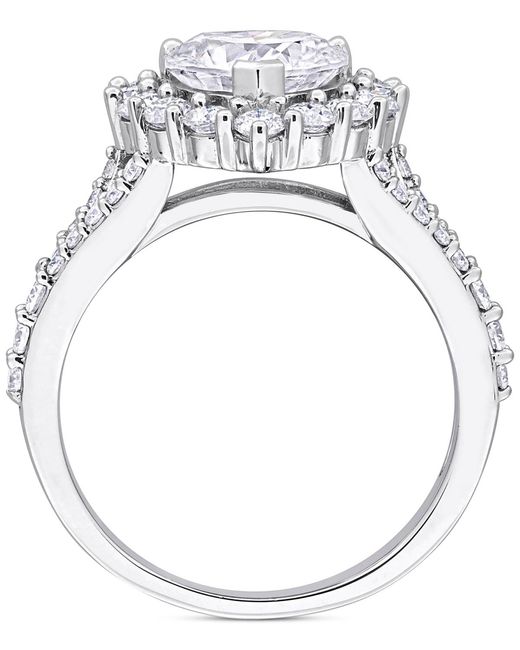 Macy's White Heart Ring (3 Ct. T.w.