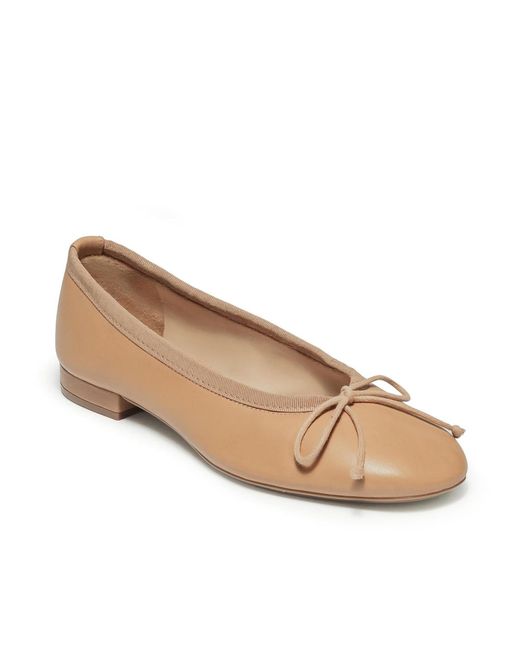 Bernardo Natural Barbara Ballet Flat