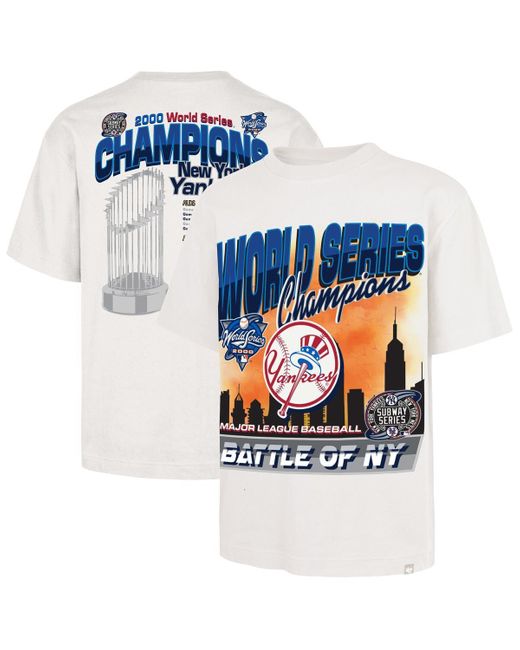 '47 Blue New York Yankees 2000 World Series S Showcase Mvp Foundation T-shirt for men