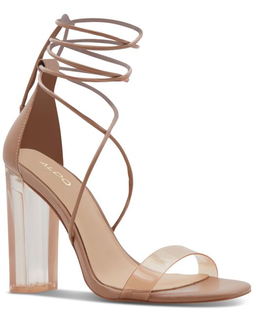 ALDO Metallic Onardonia Ankle-tie Dress Sandals