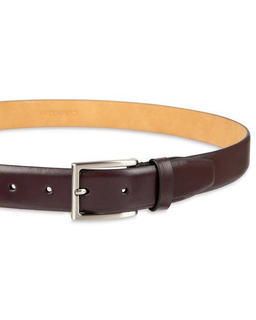 Calvin Klein Purple Renegade Leather Dress Belt for men