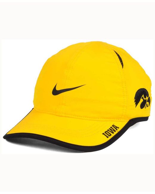 Nike Yellow Iowa Hawkeyes Featherlight Cap for men