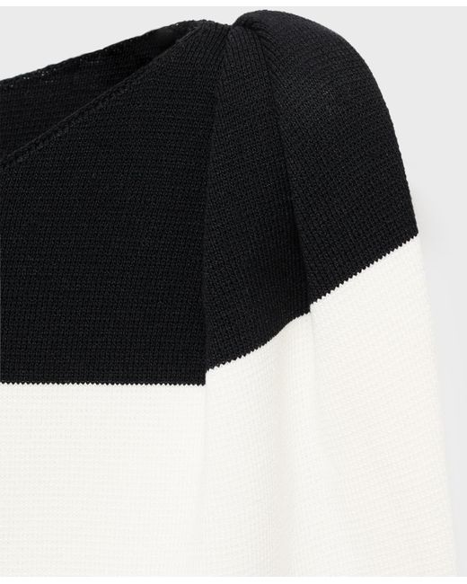 Mango White Asymmetrical Knitted Dress