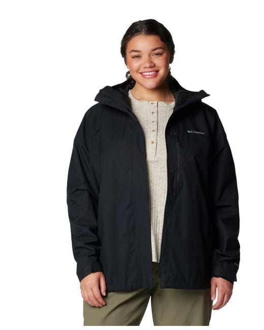 Columbia Black Plus Size Hikebound Ii Hooded Jacket