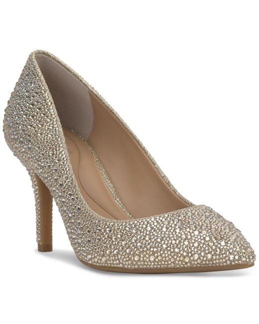 INC International Concepts Multicolor Zitah Embellished Pointed Toe Pumps