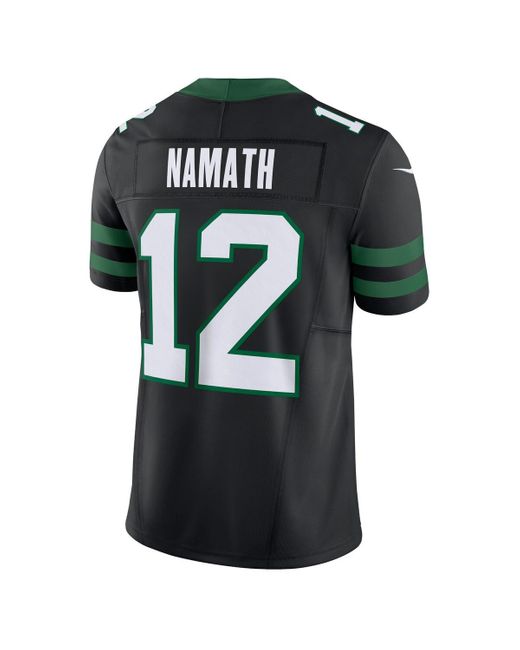 Nike Green Joe Namath Legacy New York Jets Alternate Vapor F.u.s.e. Limited Jersey for men