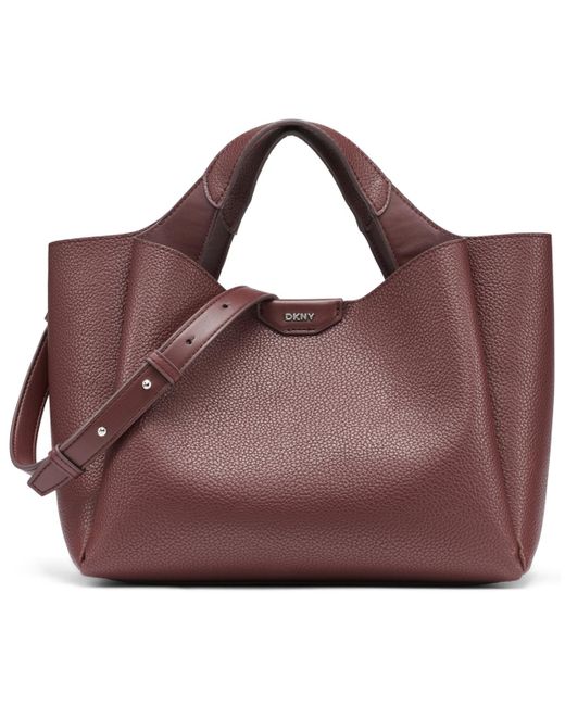 DKNY Purple Willa Top Handle Satchel Bag