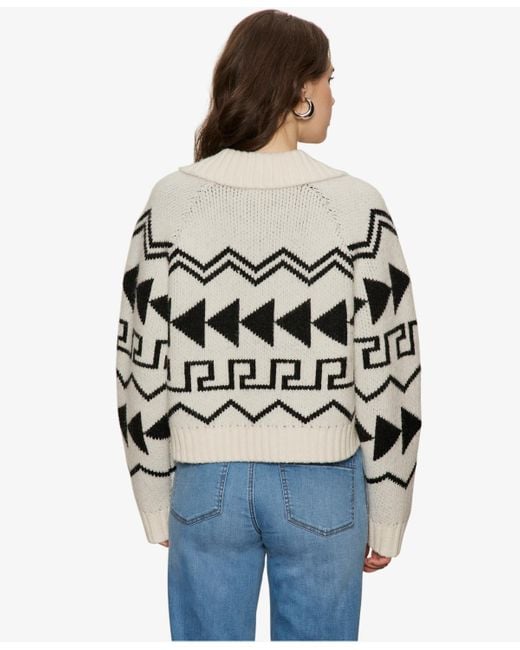 Sanctuary Multicolor Below Zero Fair Isle Popover Sweater