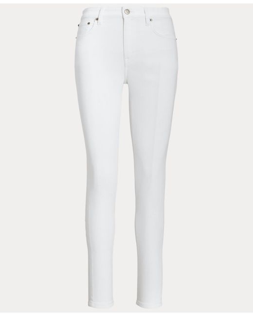 Ralph Lauren Blue High-rise Skinny Ankle Jeans