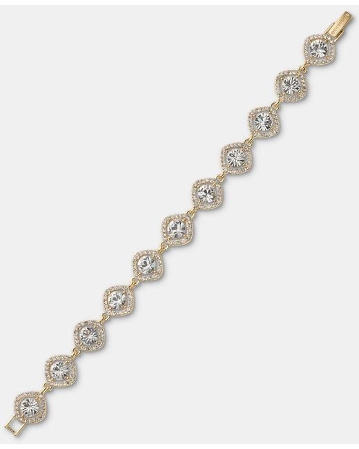 Givenchy Metallic Crystal Statement Flex Bracelet