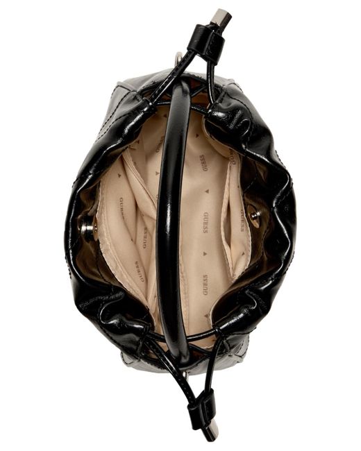 Guess Black Amys Drawstring Crossbody