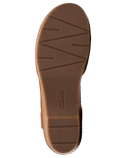 Clarks Brown Paizlee Bay Clog-style Block Heel Platform Shoes