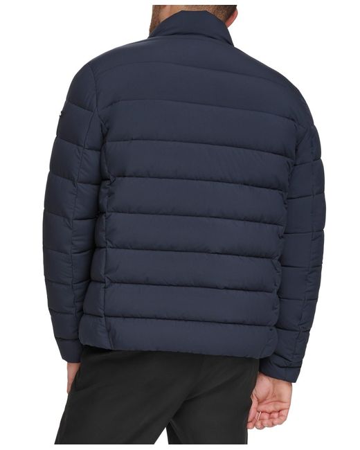 Calvin Klein Blue Stretch Puffer Jacket for men