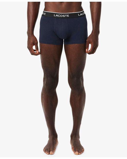 Lacoste White Regular-fit Trunks for men