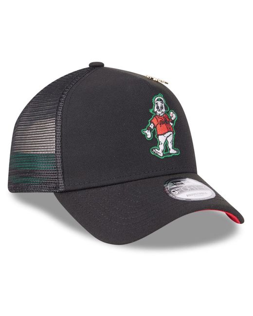 KTZ Black San Francisco Giants 2025 Big League Chew A-frame 9forty Adjustable Trucker Hat for men