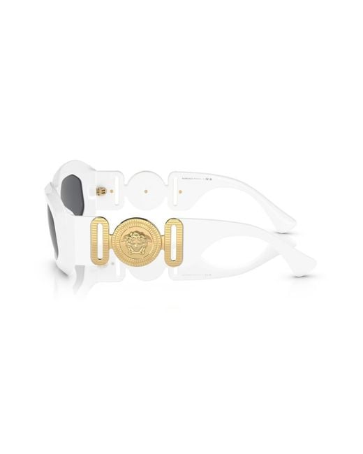 Versace Metallic Geometric Sunglasses for men