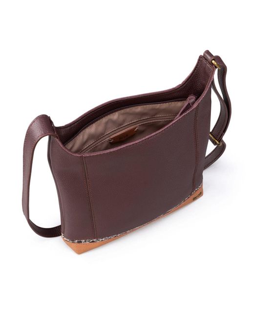 The Sak De Young Small Leather Crossbody in Brown Lyst