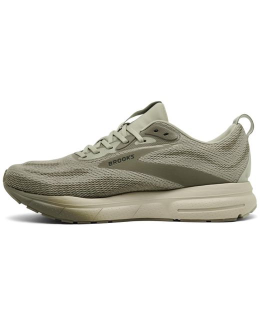 Brooks Green Trace 4 Running Sneakers From Finish Line for men