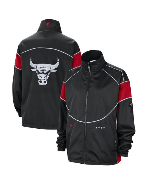 Nike Black Chicago Bulls 2023/24 City Edition Courtside Swoosh Fly Full-zip Jacket