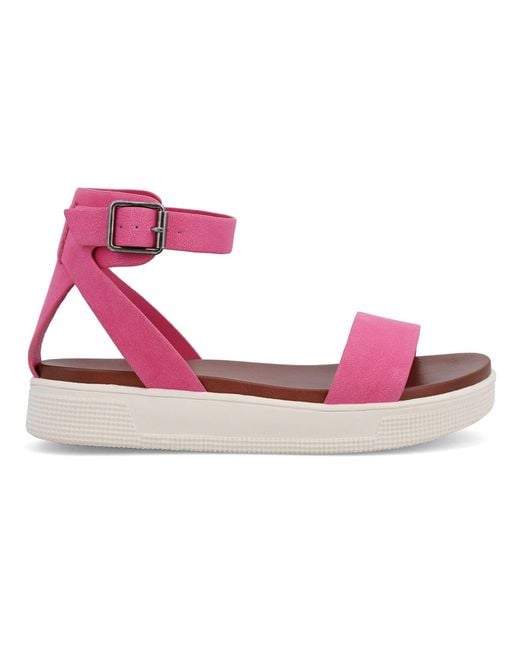 MIA Pink Ellen Round Toe Sandals