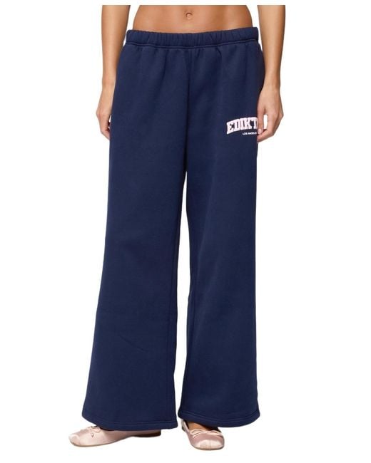 Edikted Blue La Sweatpants