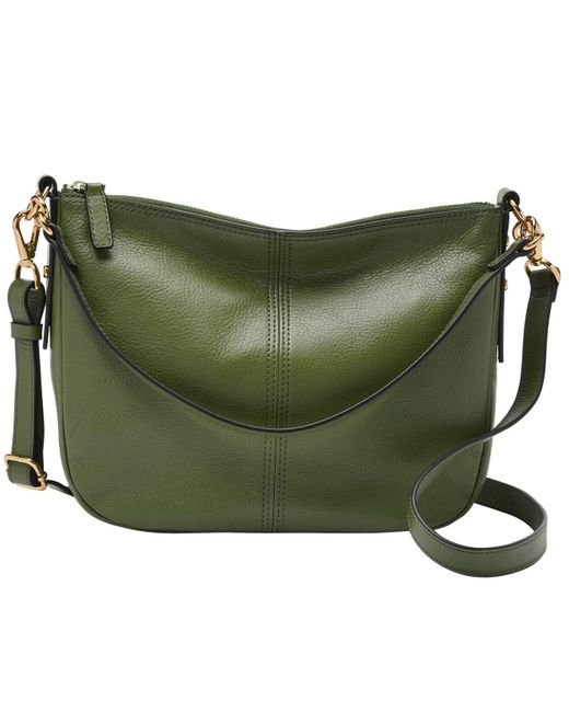 Fossil Jolie Leather Crossbody Bag in Green Lyst