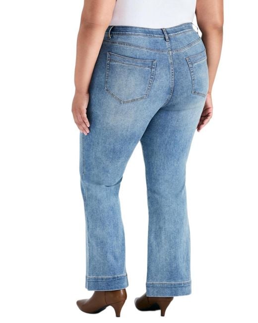 Avenue Blue Plus Size Emmy Flared Jean