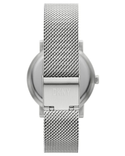 DKNY Gray Soho D Three-hand Stainless Steel Watch 34mm