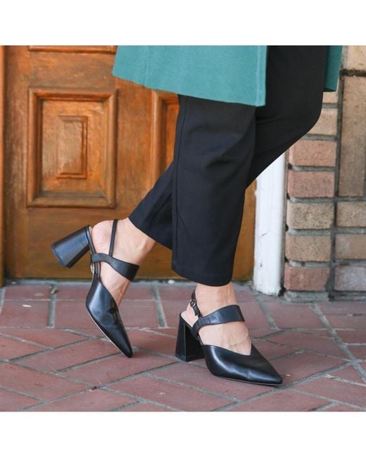 Alterre Black Elsie Customizable V Mules