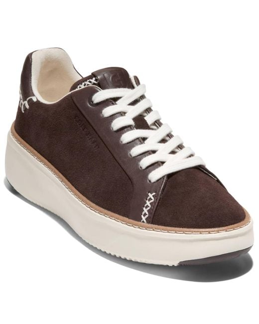 Cole Haan Women's Brown Grandpro Topspin Sneakers