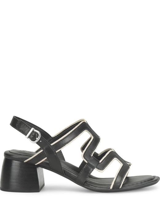 Born Black Sofia Square Toe Sandals