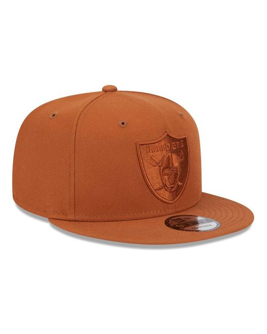 KTZ Brown Las Vegas Raiders Color Pack 9fifty Snapback Hat for men