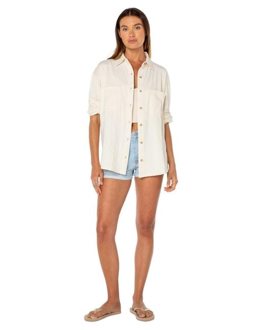 Roxy Natural Sandpiper Button-up Shirt