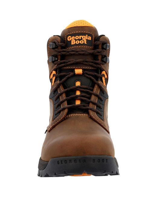 Georgia Boot Brown Tbd Waterproof Work Boot for men