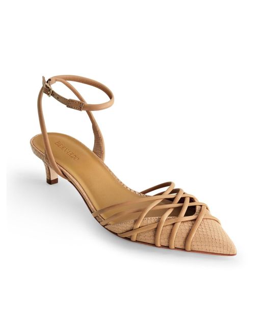 Bernardo Metallic Bernardo Minu Kitten Heel Pump